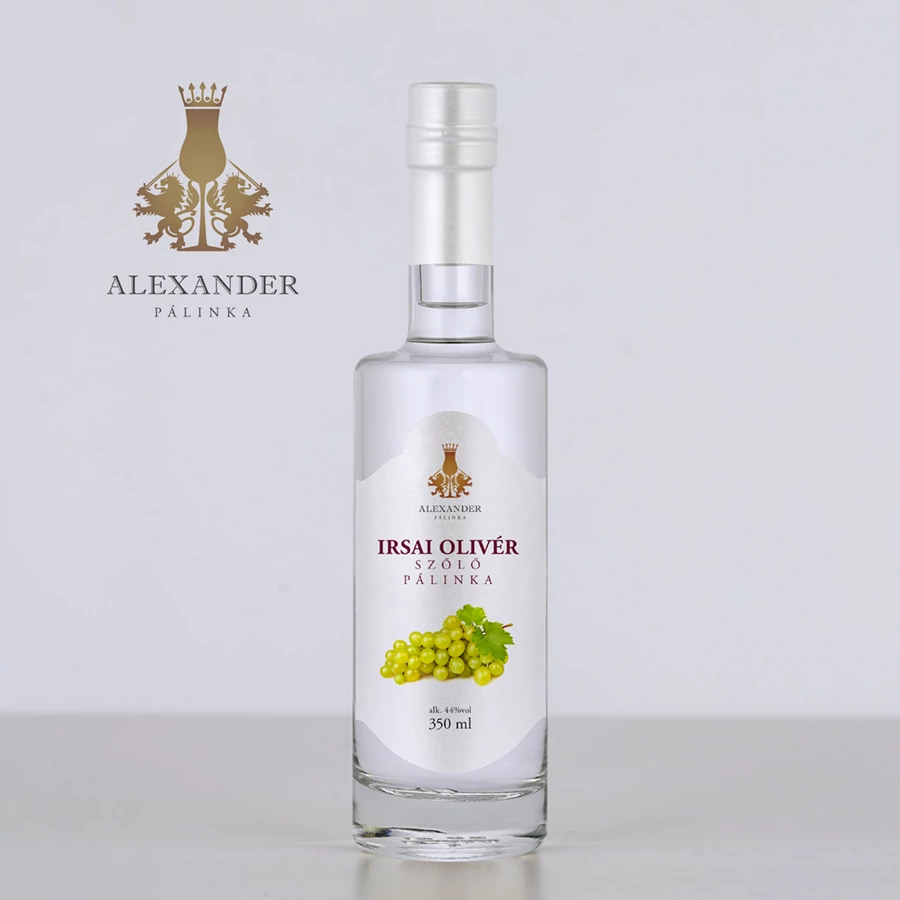 Irsai Olivér szőlőpálinka 350 ml (44%)